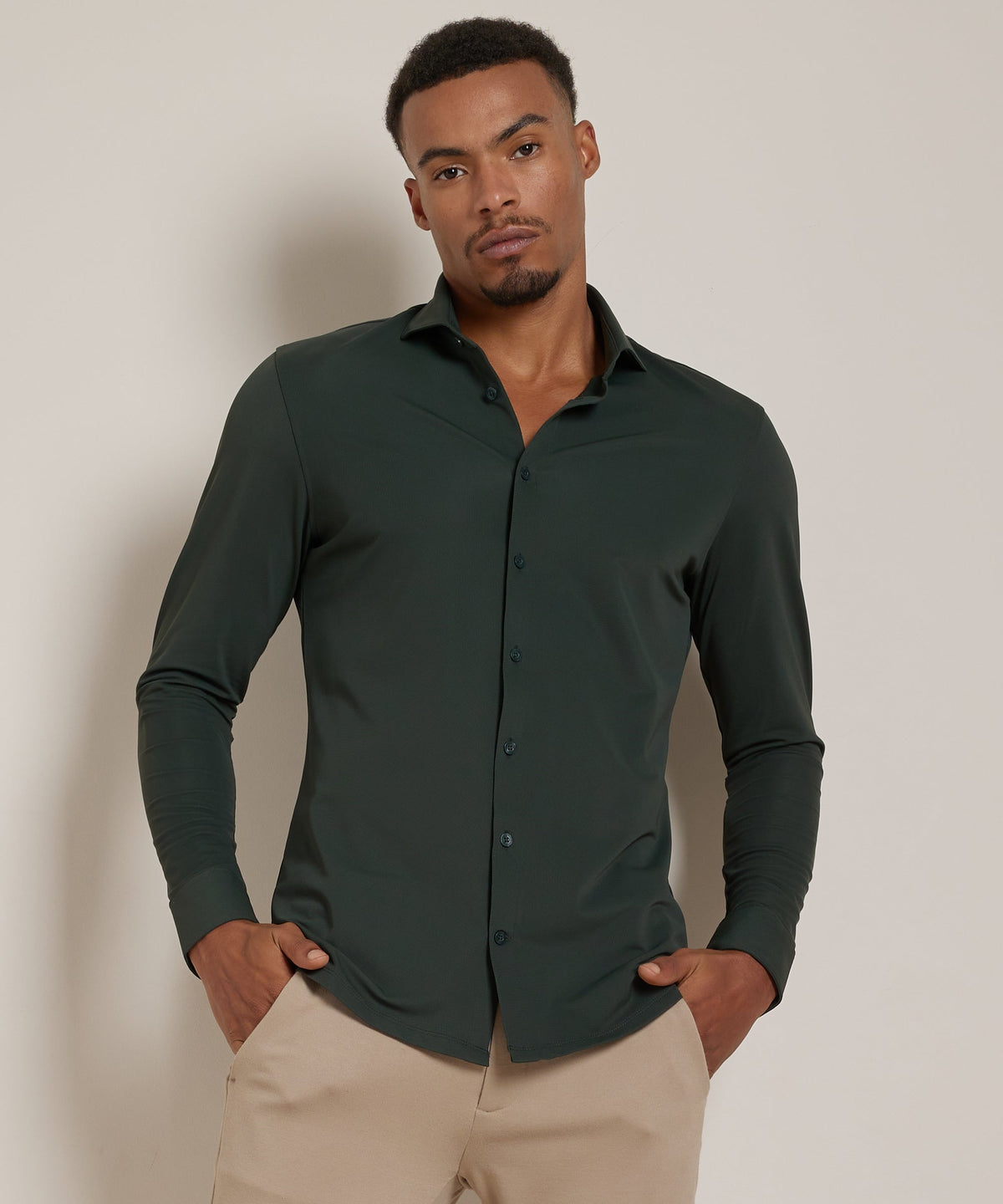 CONSTANTIN - chemise stretch smart casual pour homme