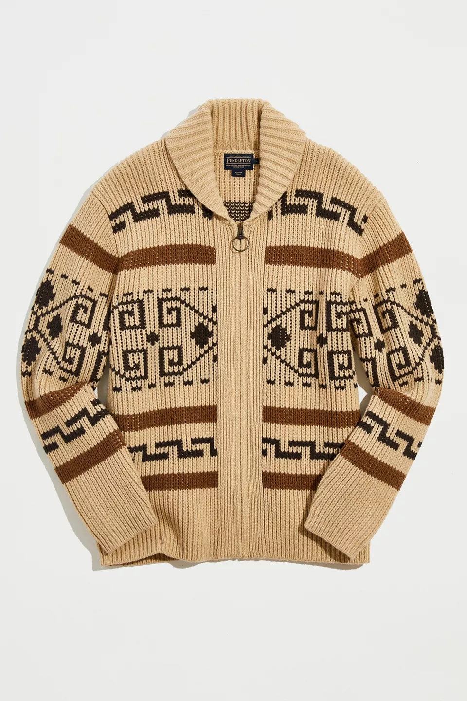 VINCENT - gilet jacquard col châle pour homme