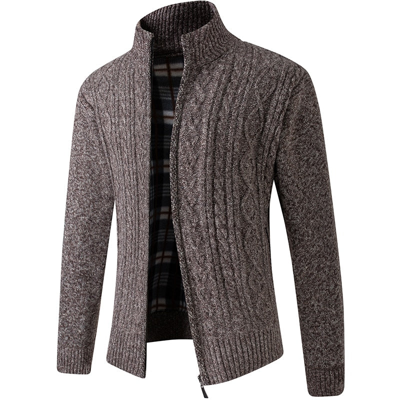ARTHUR - gilet zippé torsadé pour homme