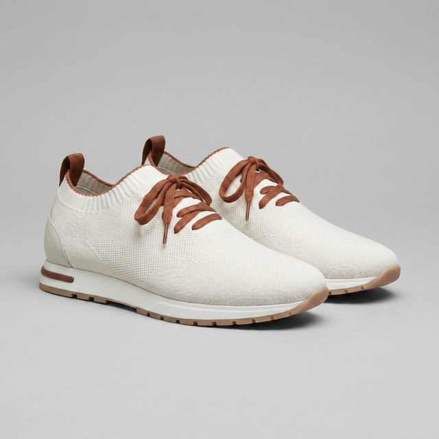 MAXENCE - sneakers tricot à lacets pour homme