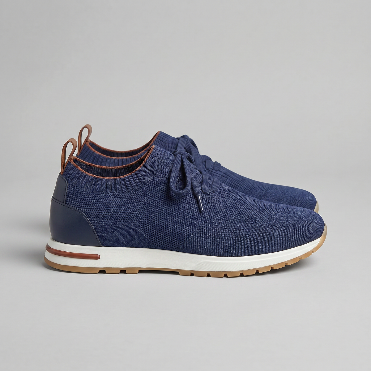 MAXENCE - sneakers tricot à lacets pour homme