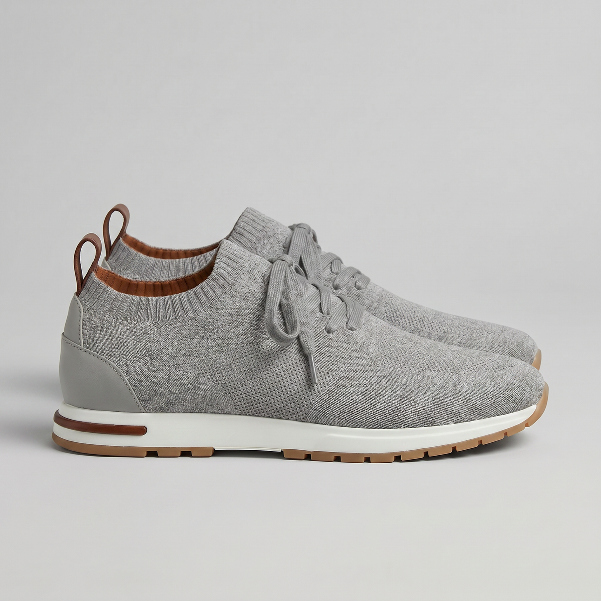 MAXENCE - sneakers tricot à lacets pour homme
