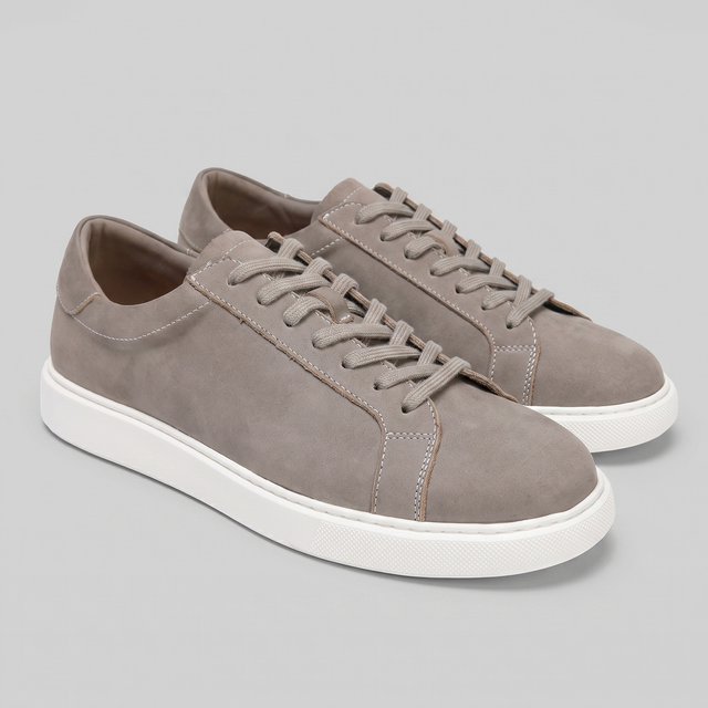 THÉO - sneakers basses façon suède pour homme