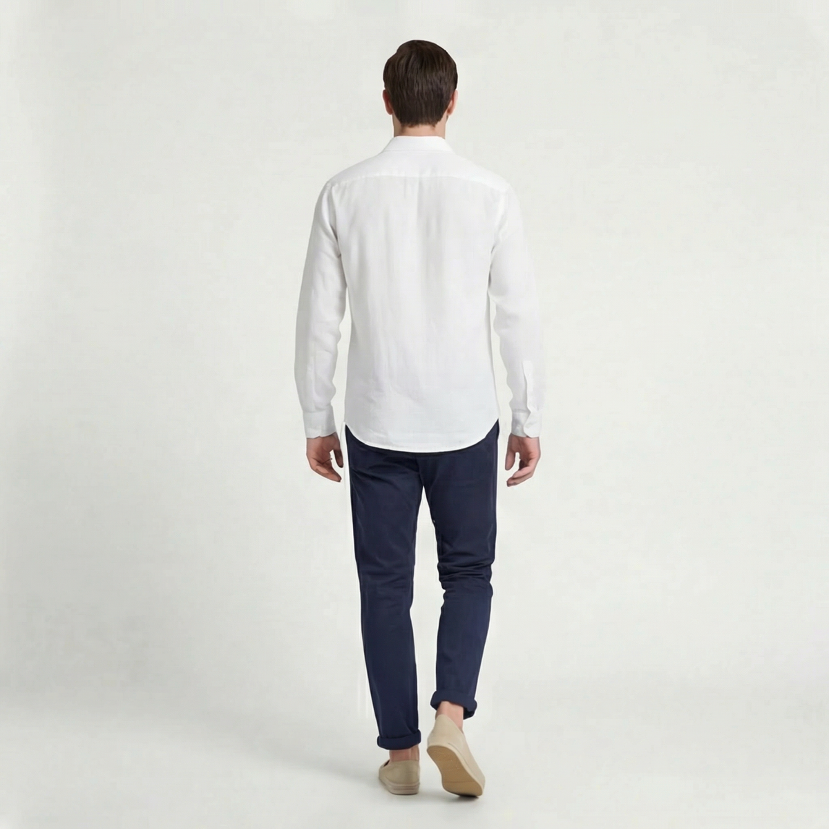 MARIUS - chemise en lin poche poitrine pour homme