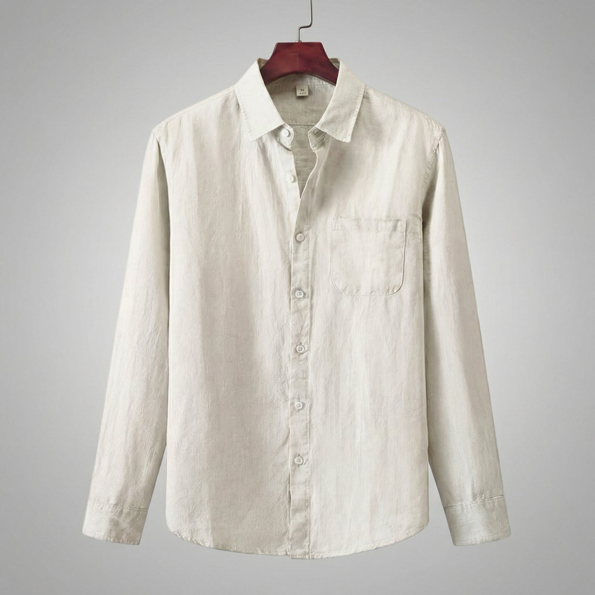 MARIUS - chemise en lin poche poitrine pour homme