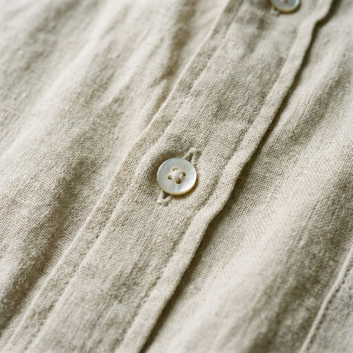 MARIUS - chemise en lin poche poitrine pour homme