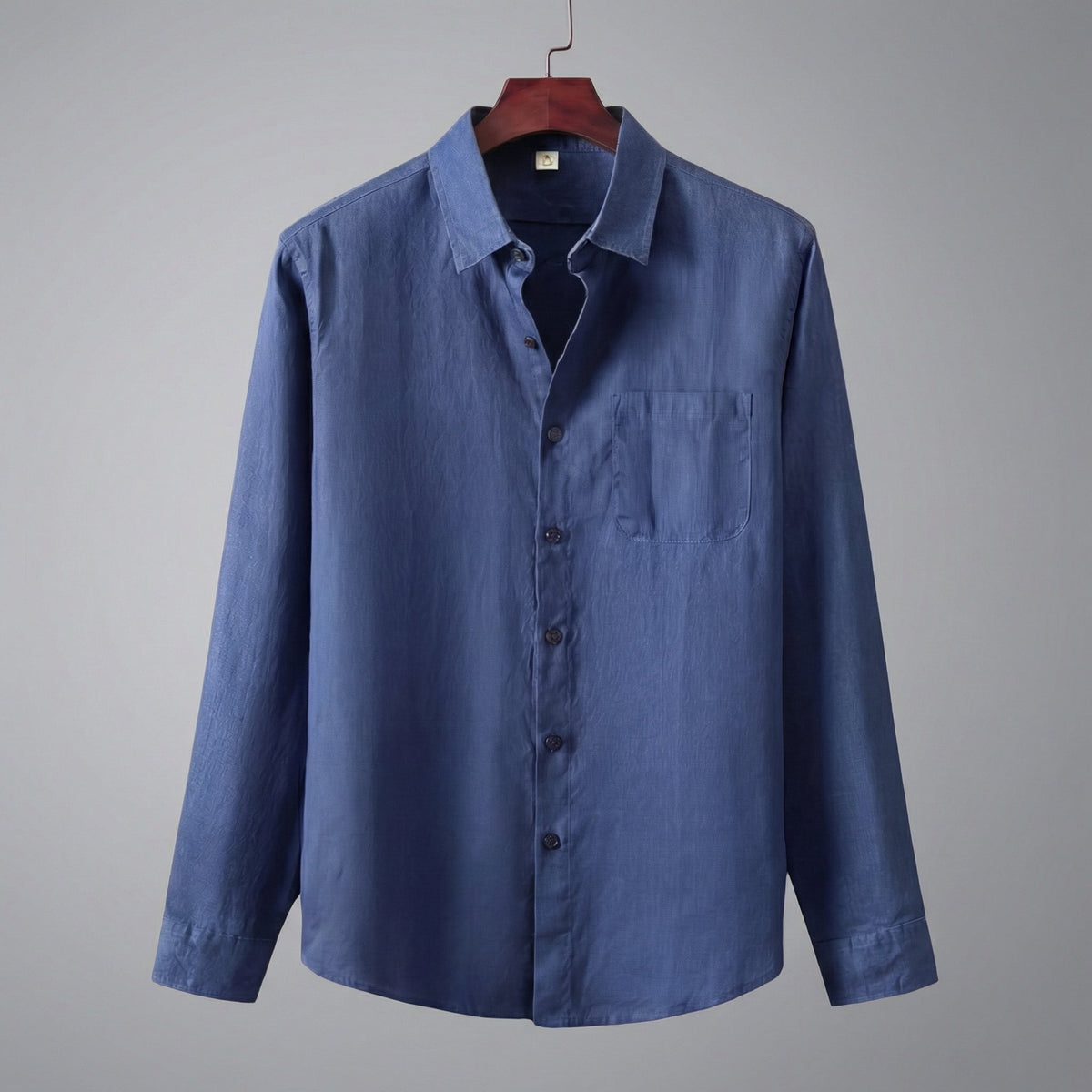 MARIUS - chemise en lin poche poitrine pour homme
