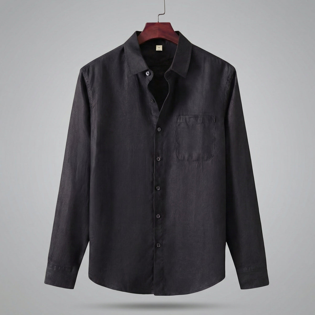 MARIUS - chemise en lin poche poitrine pour homme