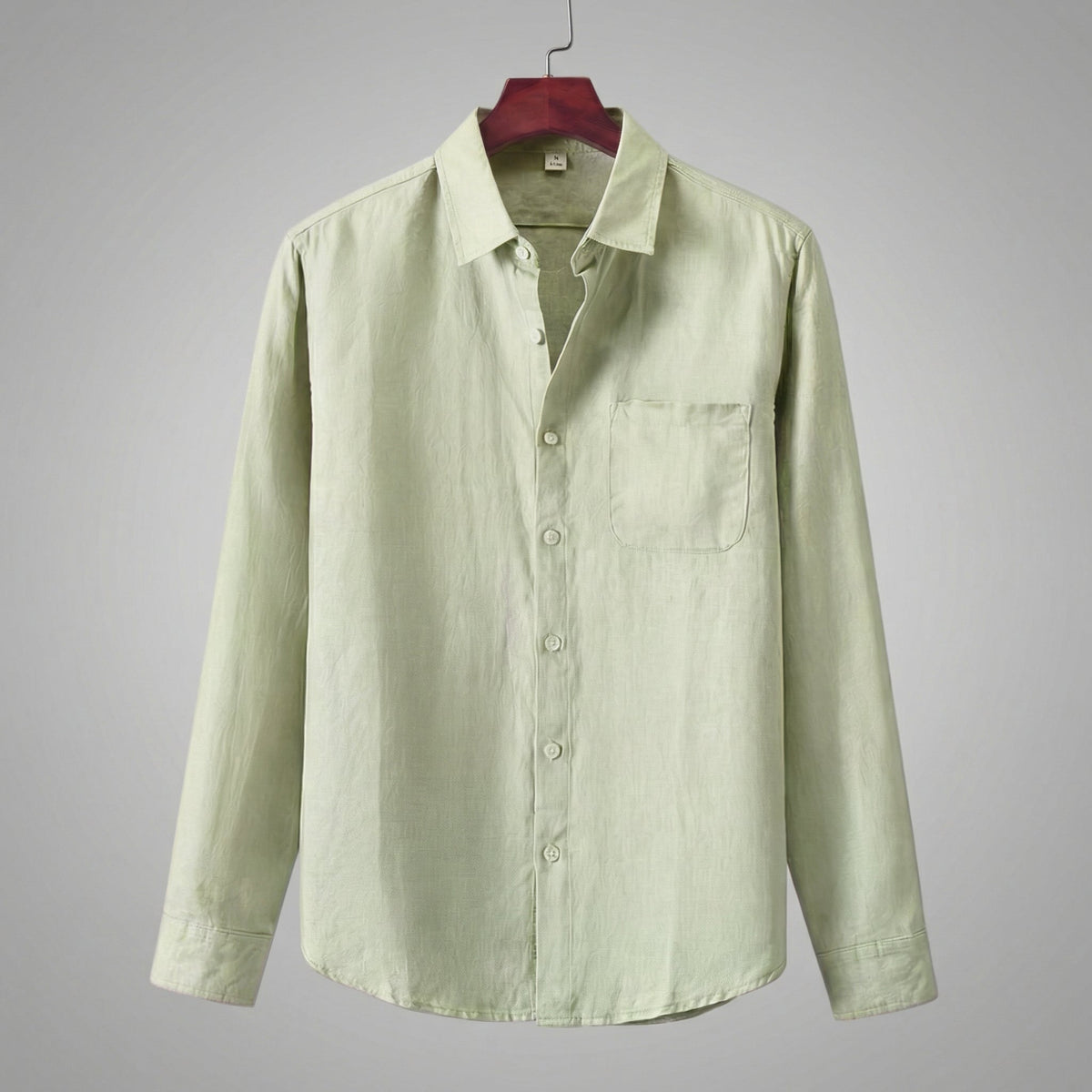 MARIUS - chemise en lin poche poitrine pour homme