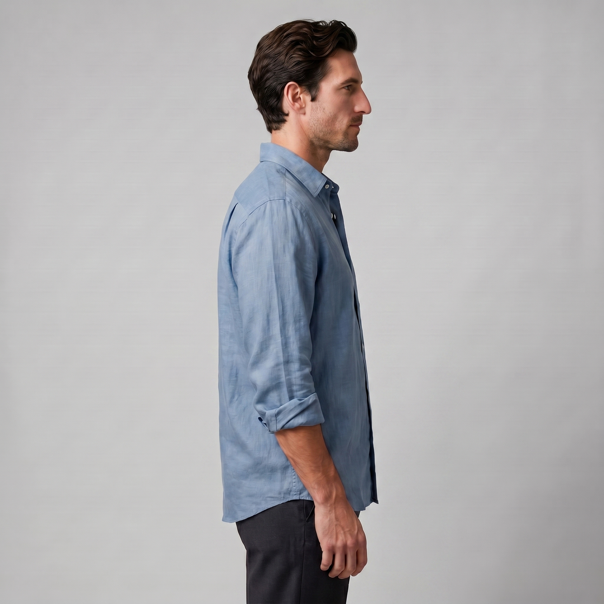 BASTIEN - chemise oversized col pointe pour homme