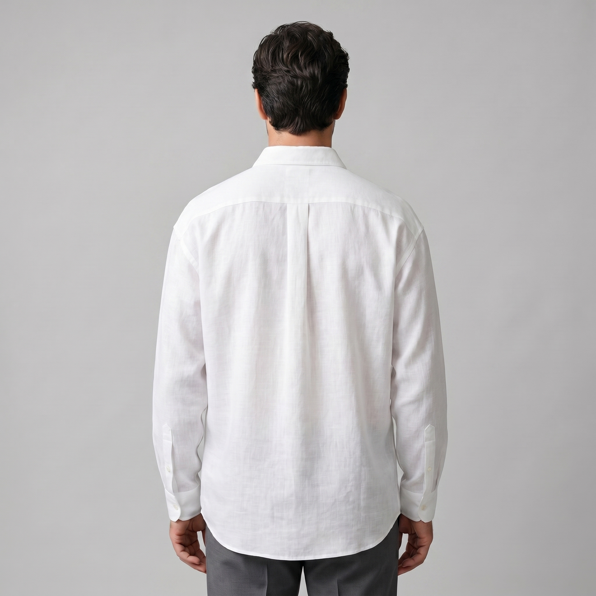 BASTIEN - chemise oversized col pointe pour homme
