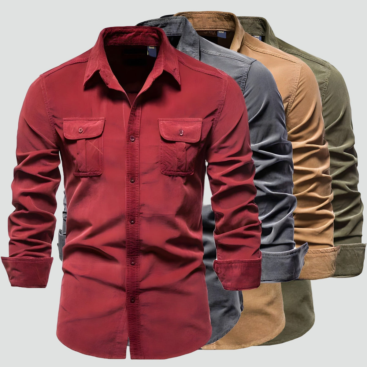 GUILLAUME - chemise deux poches poitrine pour homme