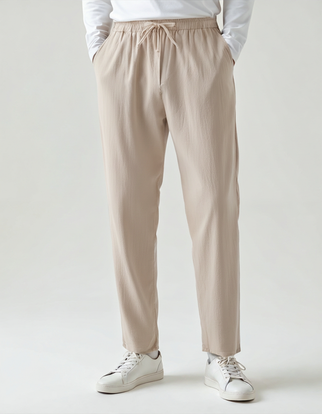 ROMAIN - pantalon oversized en lin pour homme