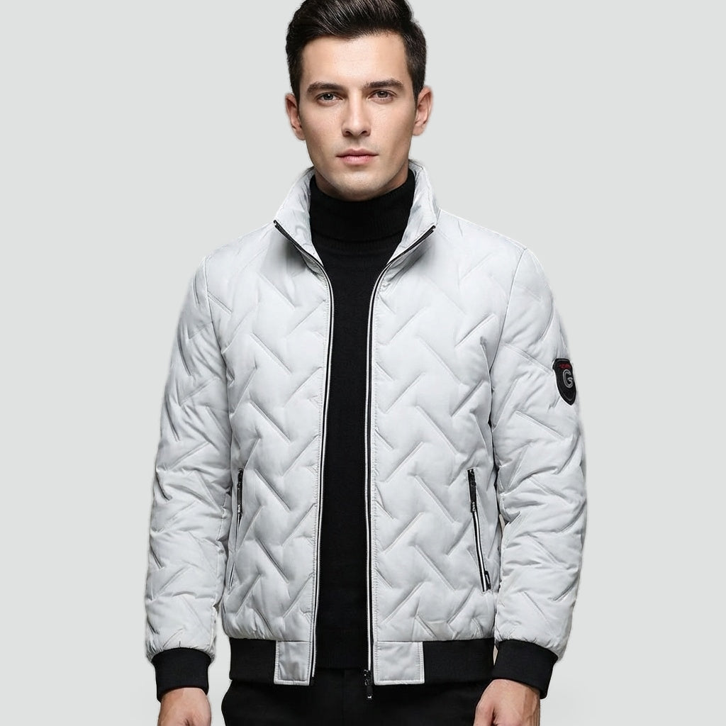 JOSSELIN - doudoune matelassée motif géométrique pour homme