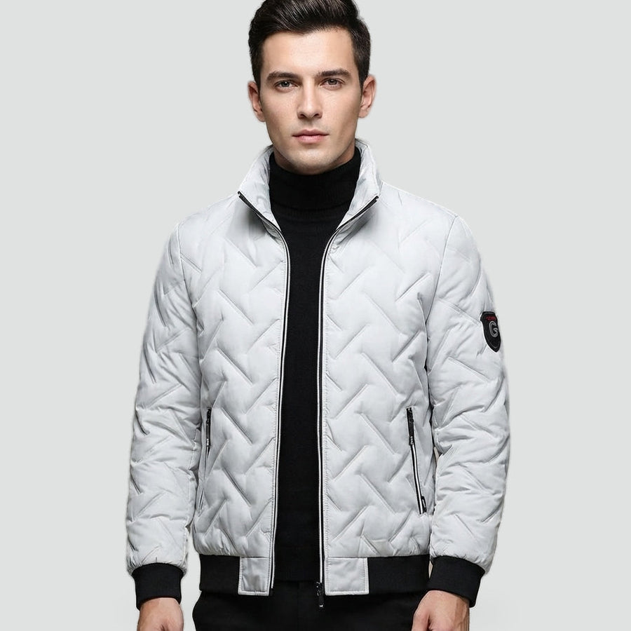 JOSSELIN - doudoune matelassée motif géométrique pour homme