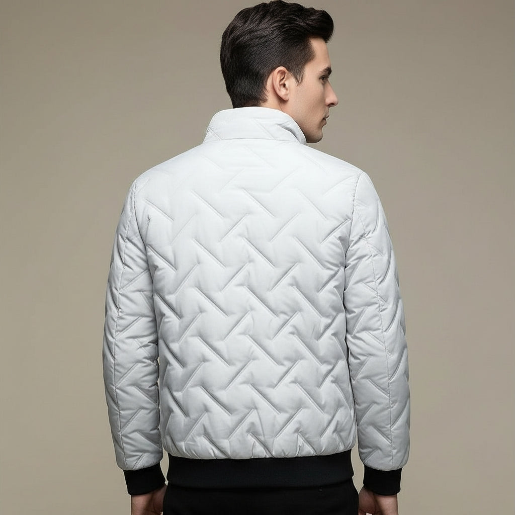 JOSSELIN - doudoune matelassée motif géométrique pour homme