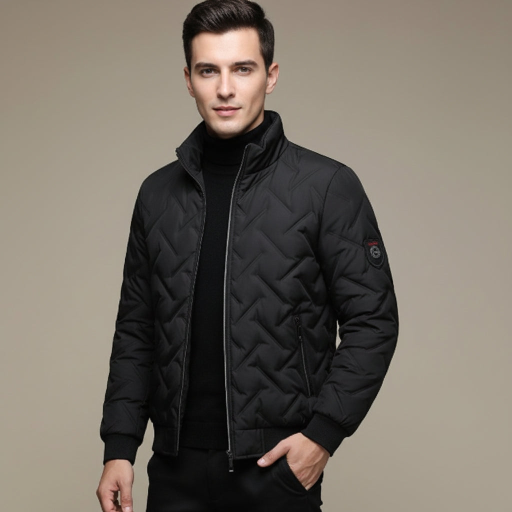 JOSSELIN - doudoune matelassée motif géométrique pour homme
