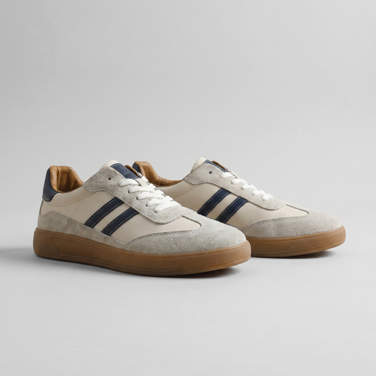 CORENTIN - sneakers rétro en cuir pour homme