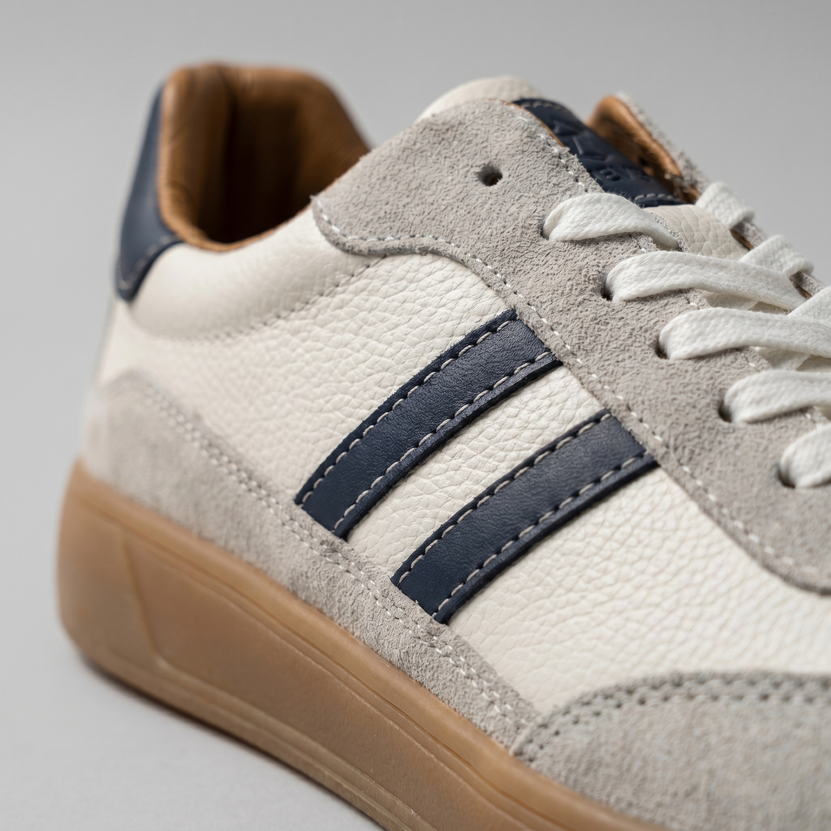 CORENTIN - sneakers rétro en cuir pour homme