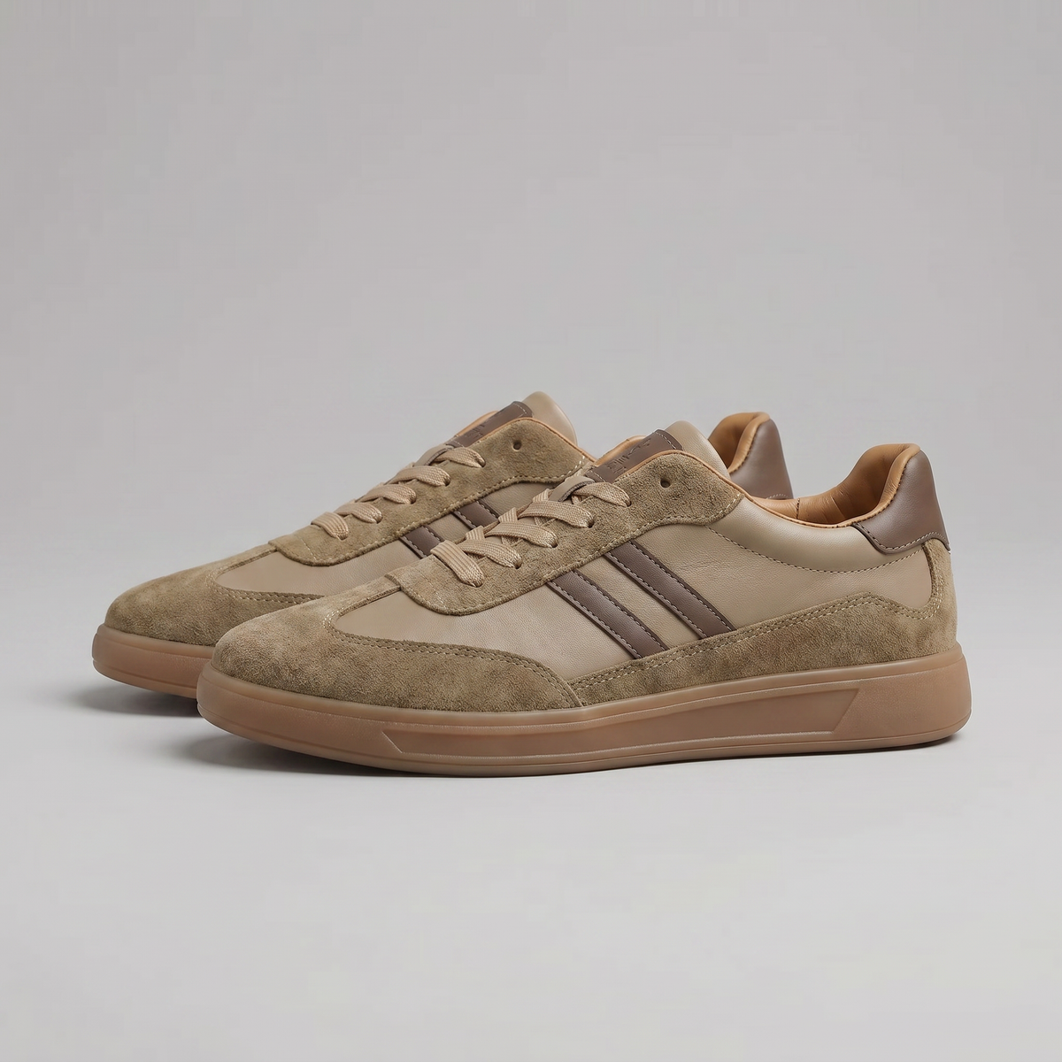 CORENTIN - sneakers rétro en cuir pour homme