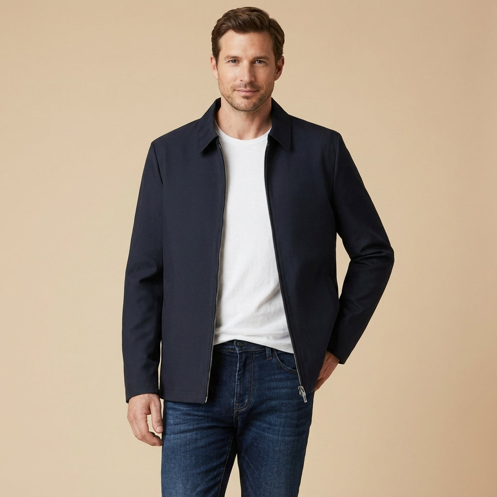 RENAUD - veste courte au col classique pour homme