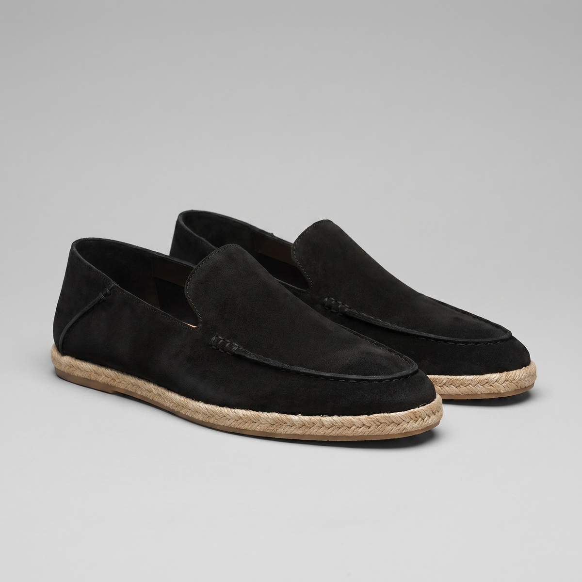 GASPARD - mocassins espadrilles en suède pour homme