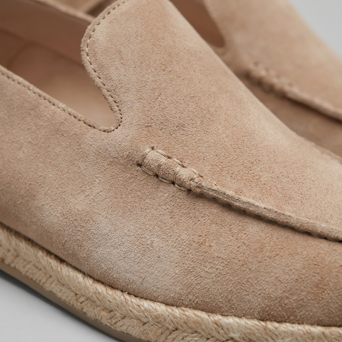 GASPARD - mocassins espadrilles en suède pour homme