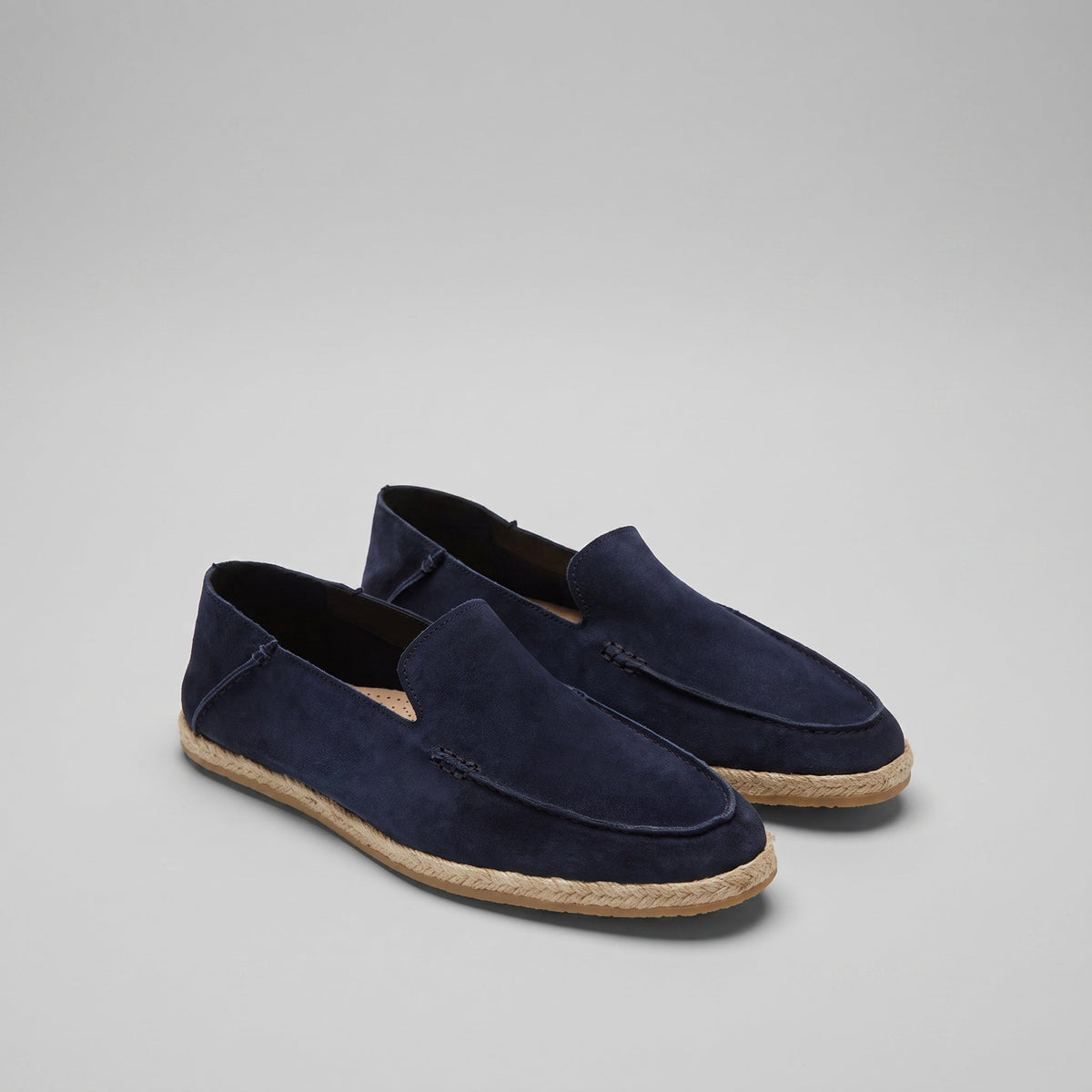 GASPARD - mocassins espadrilles en suède pour homme