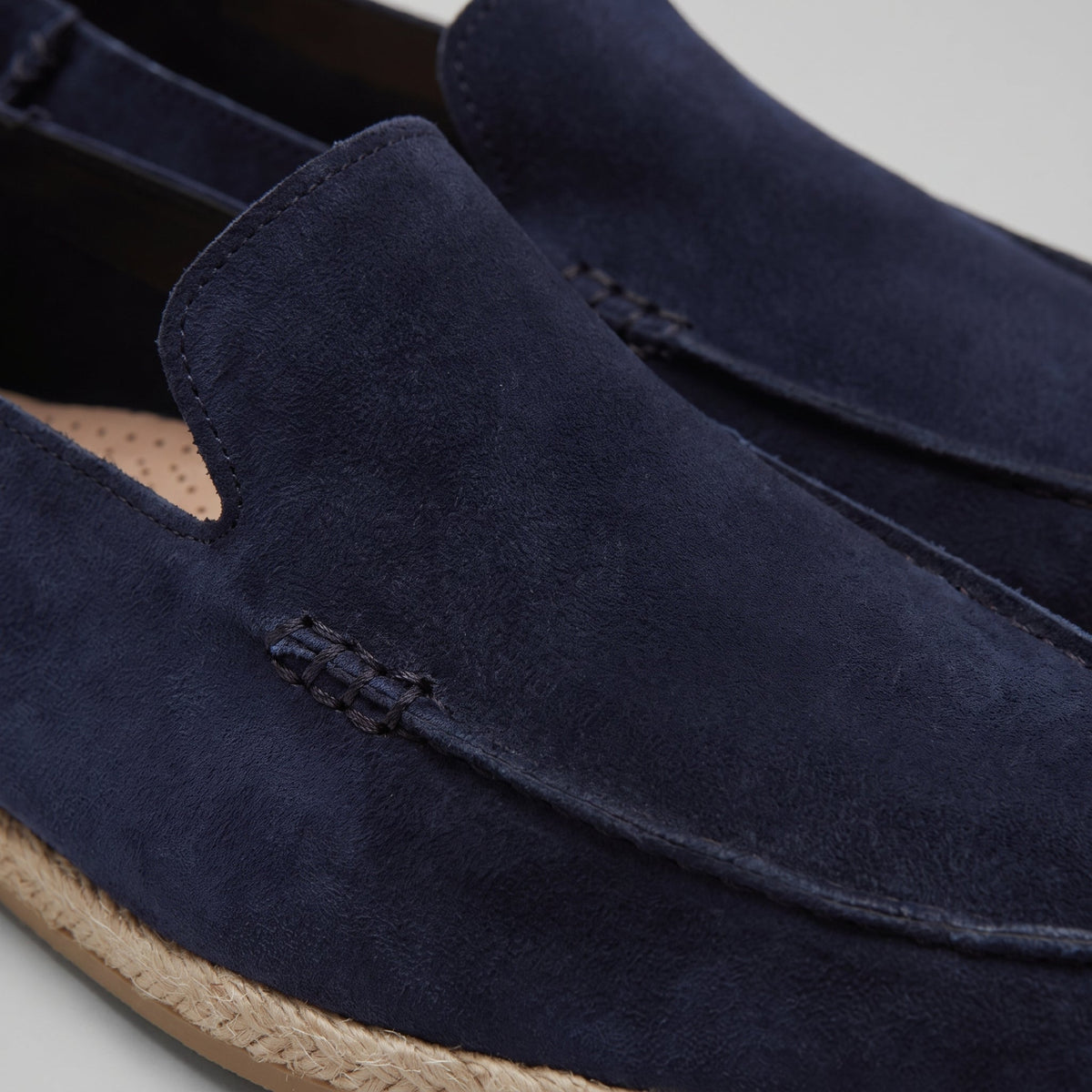 GASPARD - mocassins espadrilles en suède pour homme