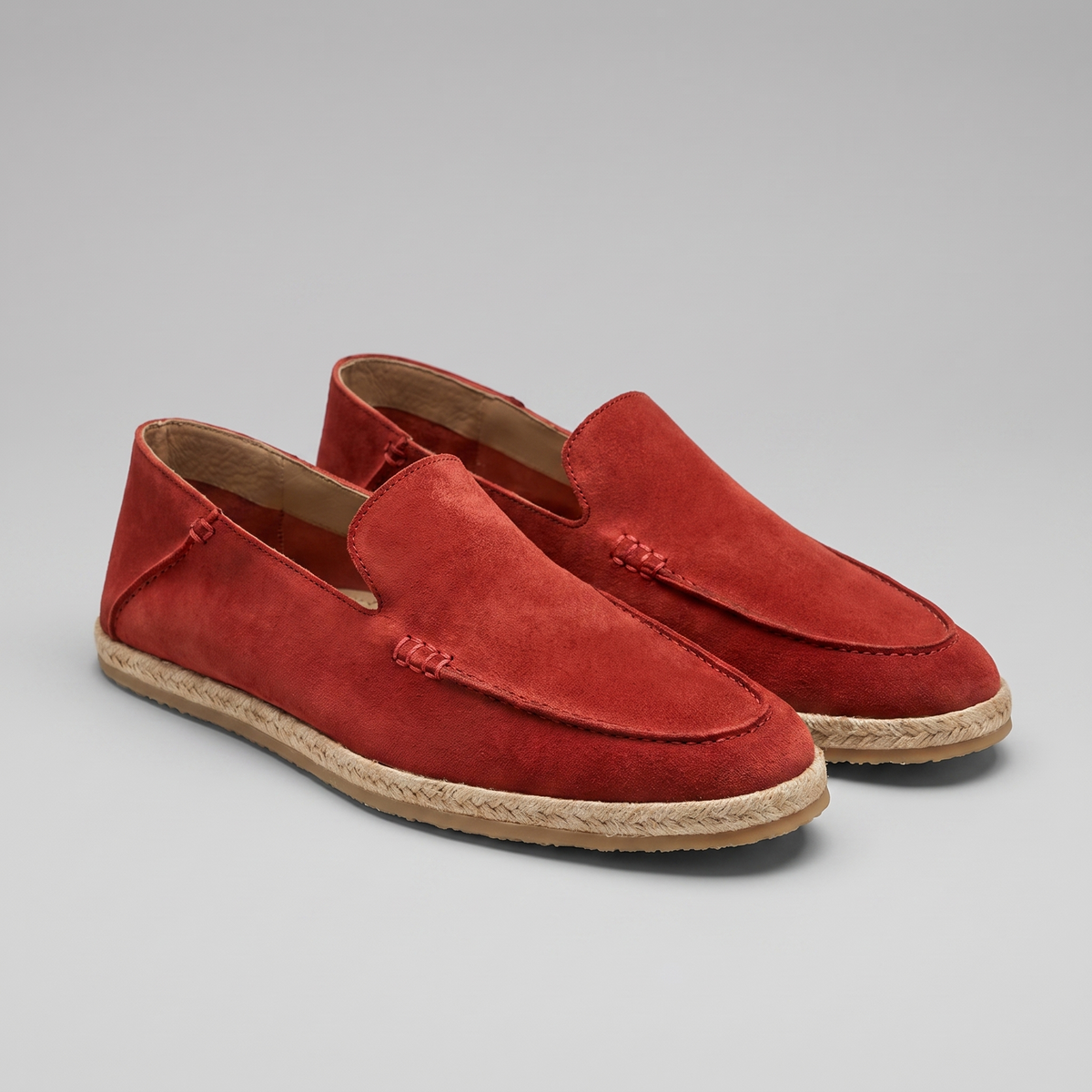 GASPARD - mocassins espadrilles en suède pour homme