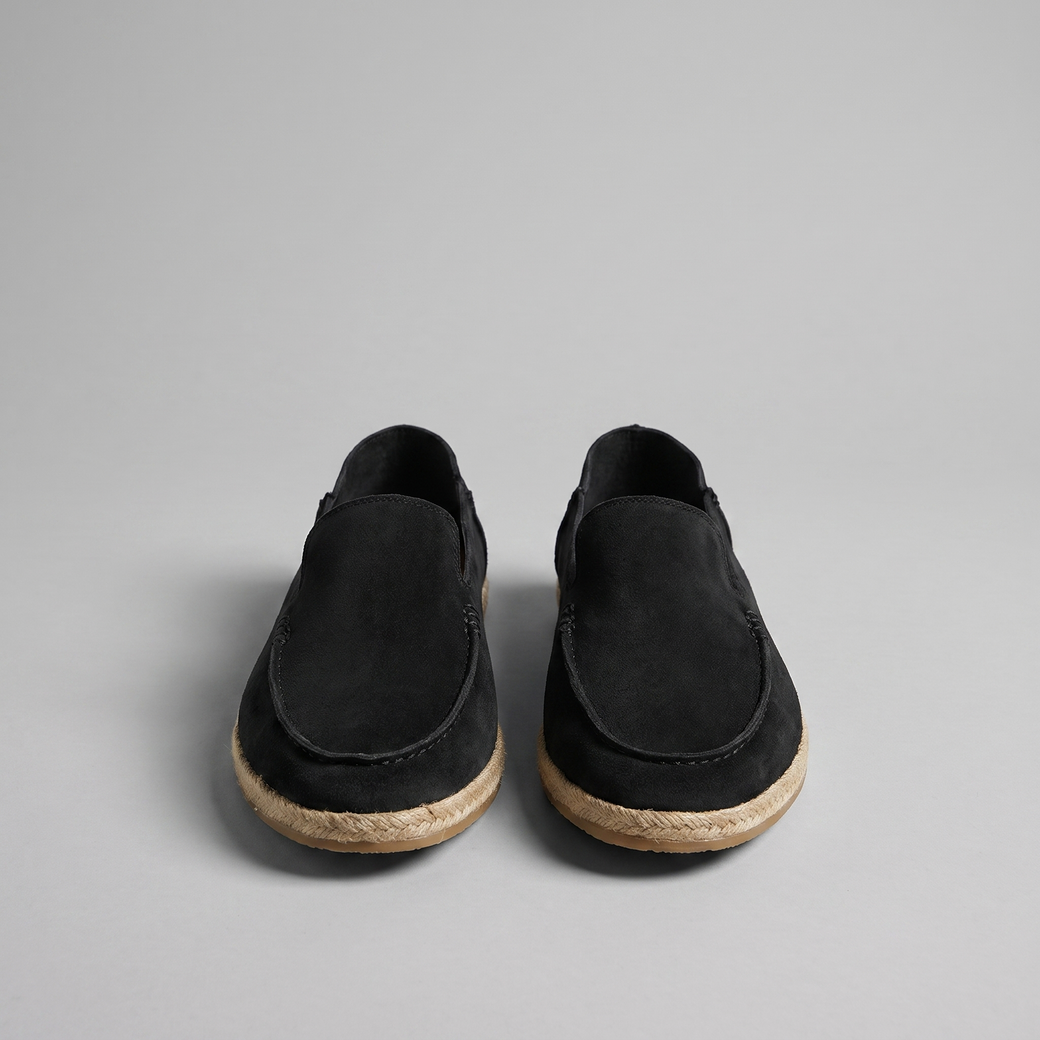 GASPARD - mocassins espadrilles en suède pour homme