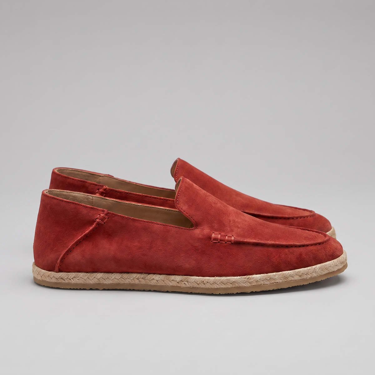 GASPARD - mocassins espadrilles en suède pour homme