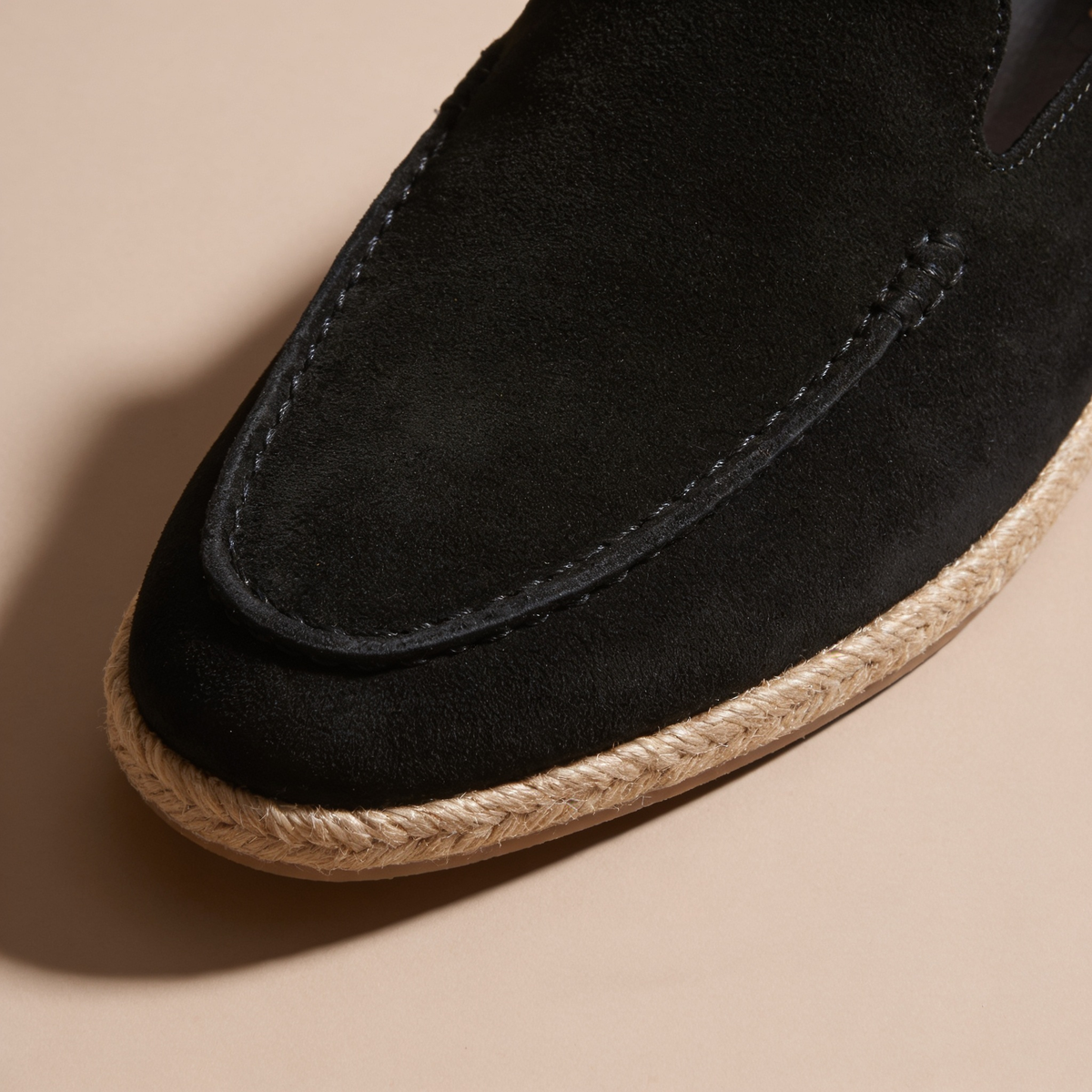GASPARD - mocassins espadrilles en suède pour homme
