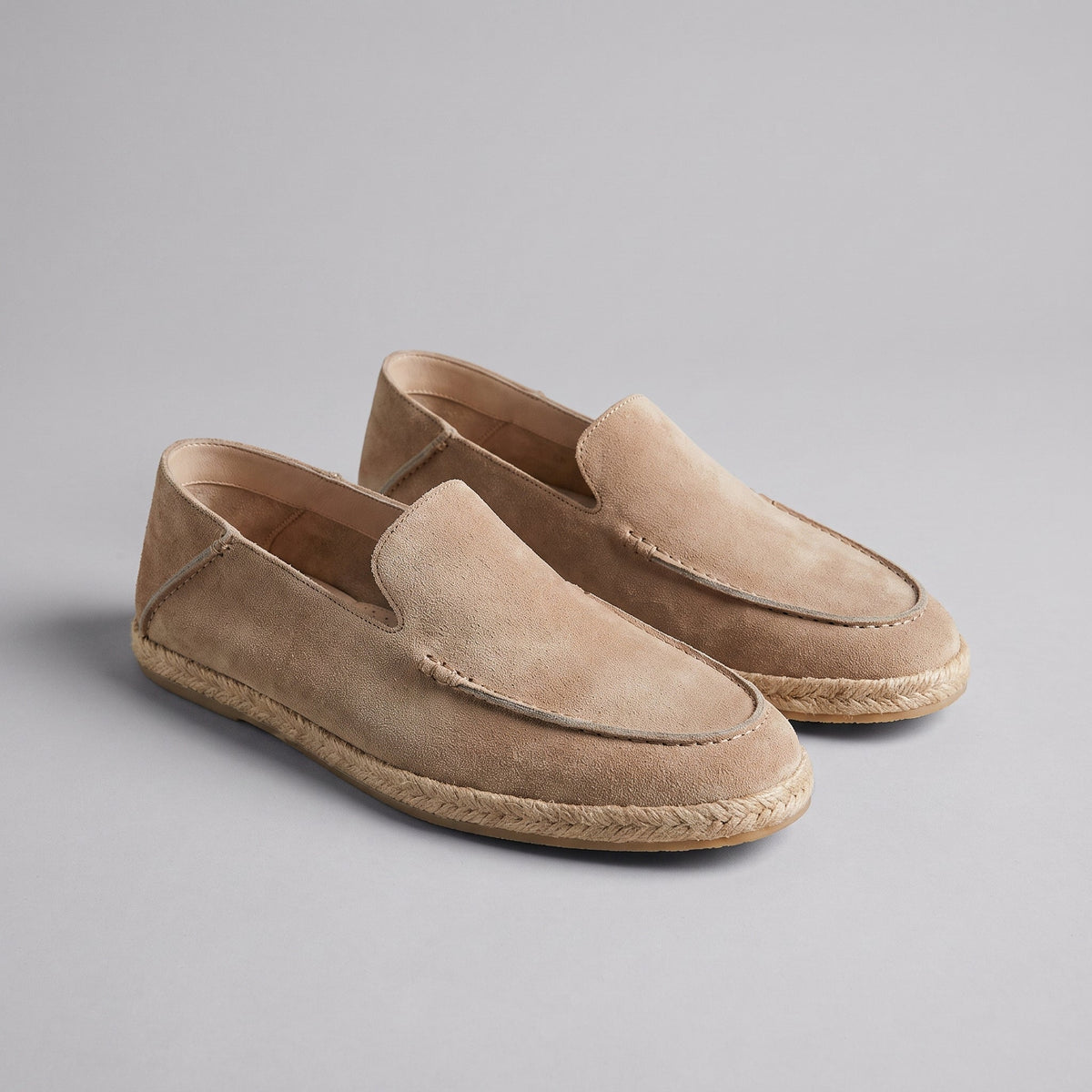GASPARD - mocassins espadrilles en suède pour homme