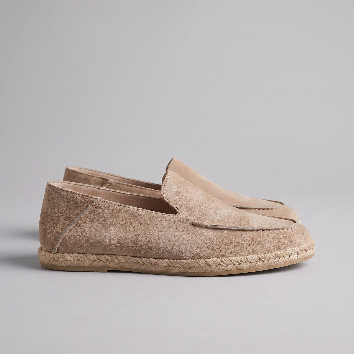 GASPARD - mocassins espadrilles en suède pour homme