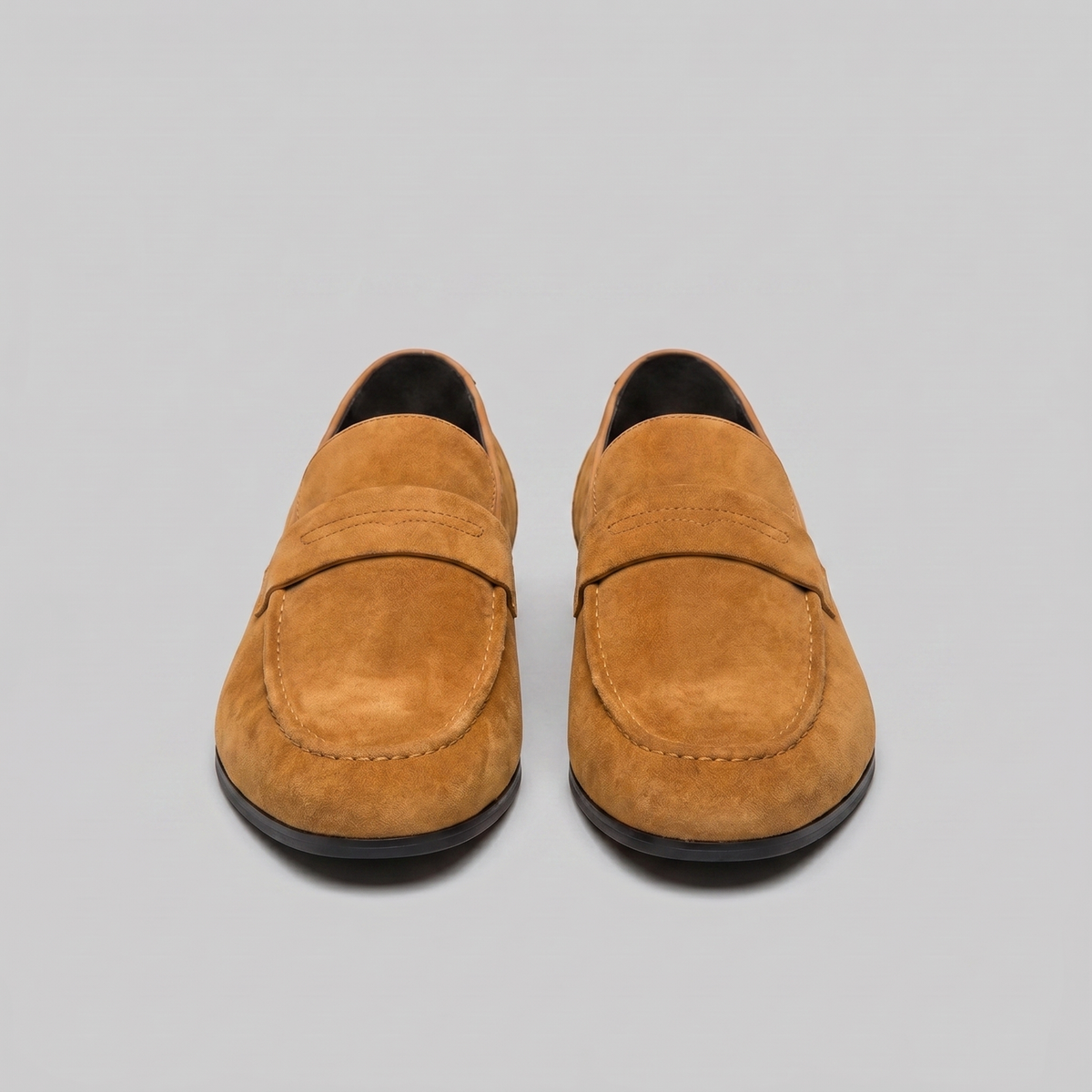 TIMOTHÉE - mocassins penny façon suède pour homme
