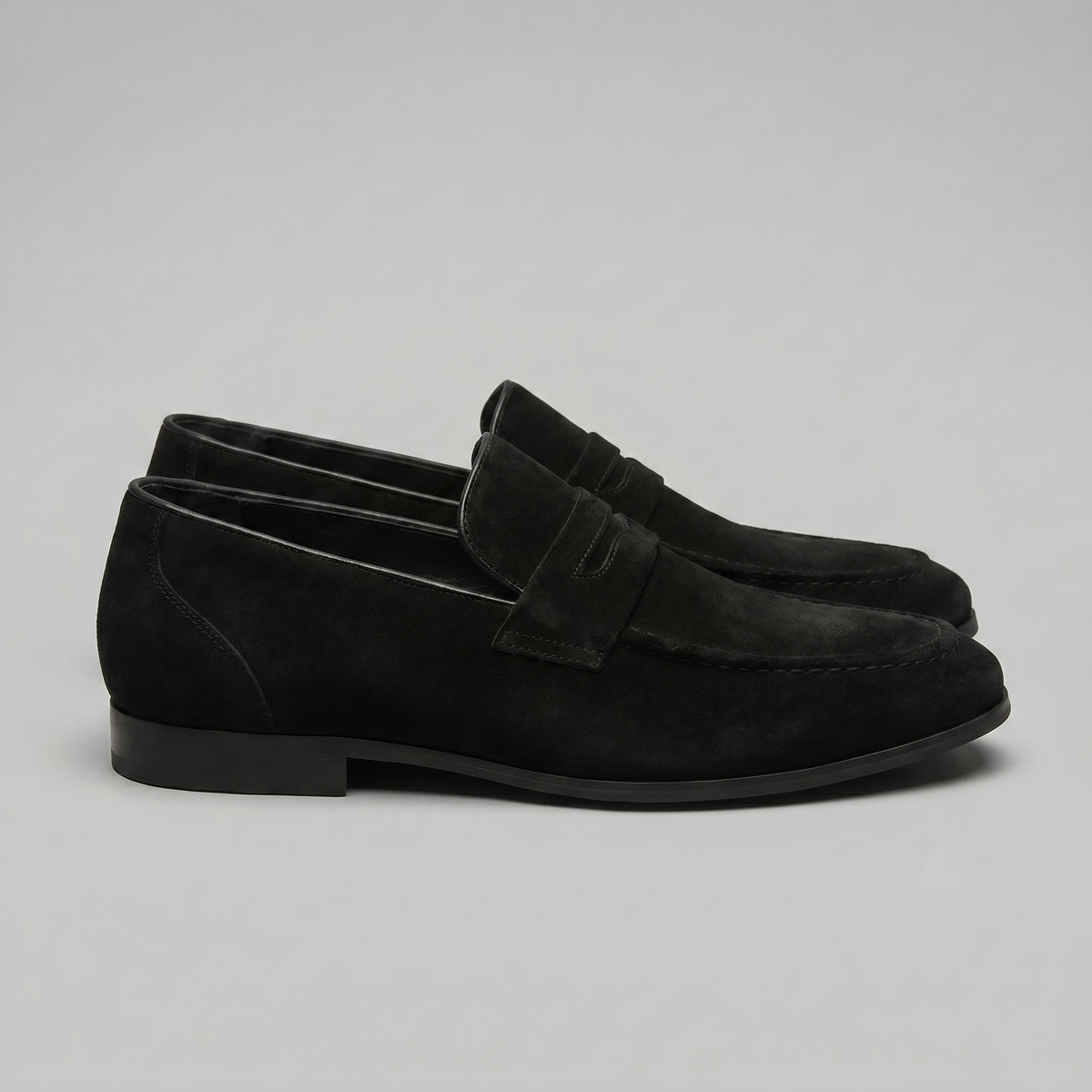TIMOTHÉE - mocassins penny façon suède pour homme