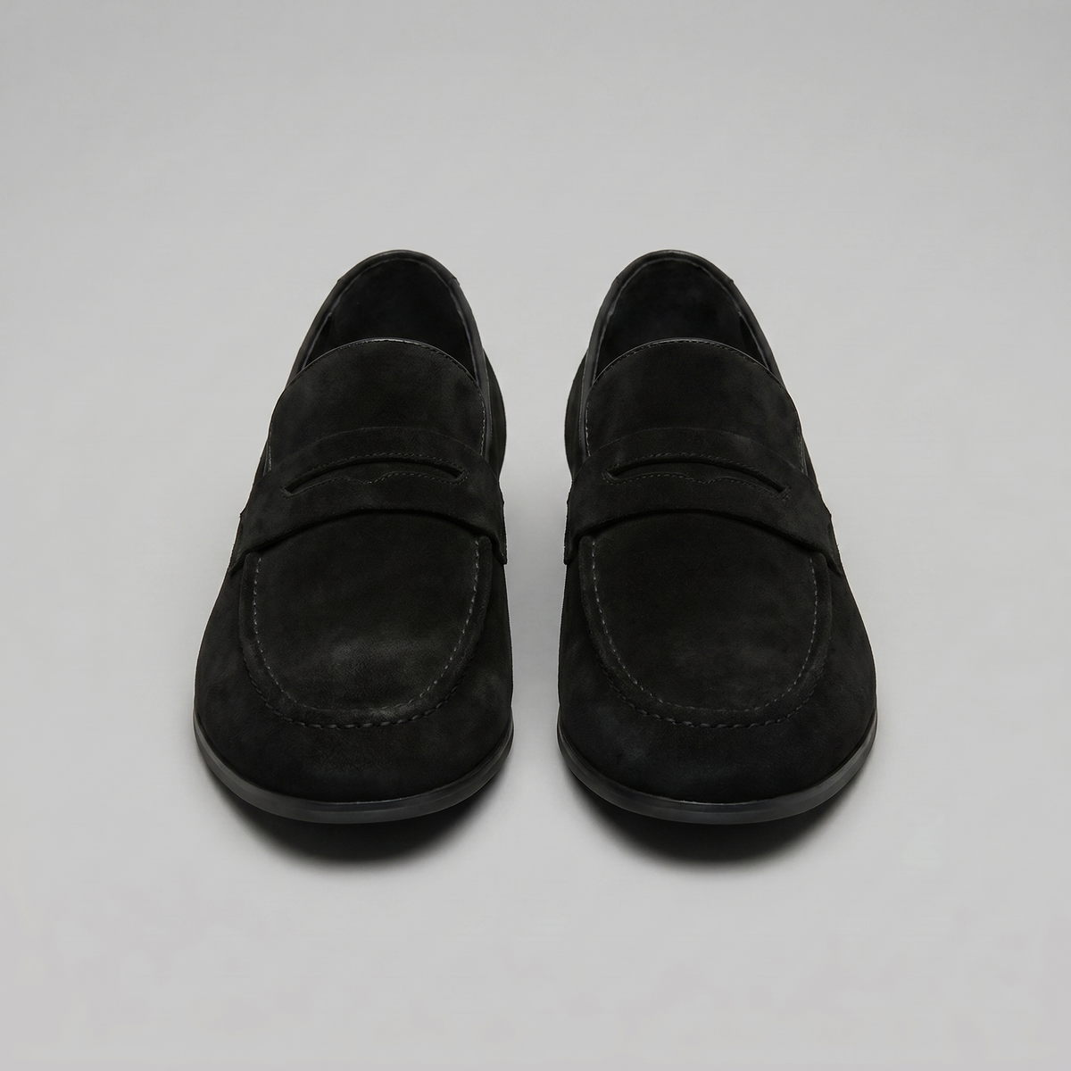 TIMOTHÉE - mocassins penny façon suède pour homme