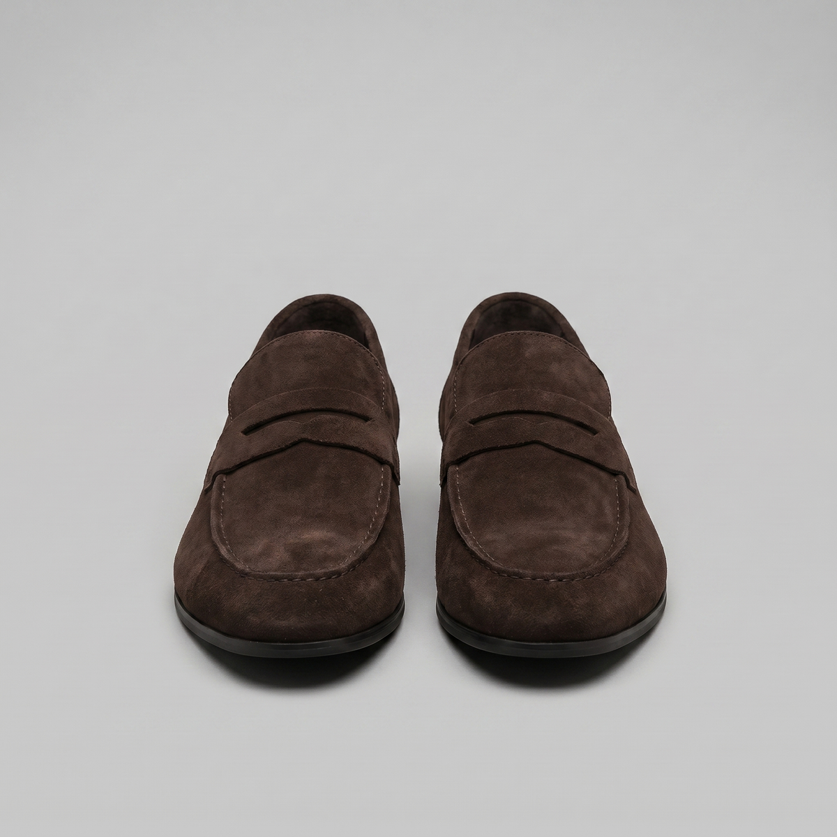 TIMOTHÉE - mocassins penny façon suède pour homme