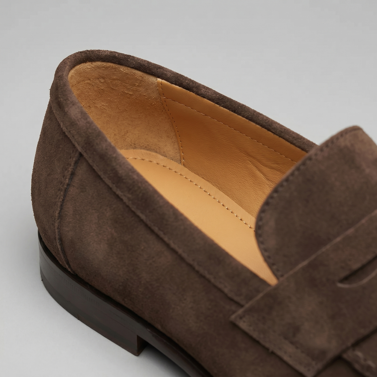 TIMOTHÉE - mocassins penny façon suède pour homme