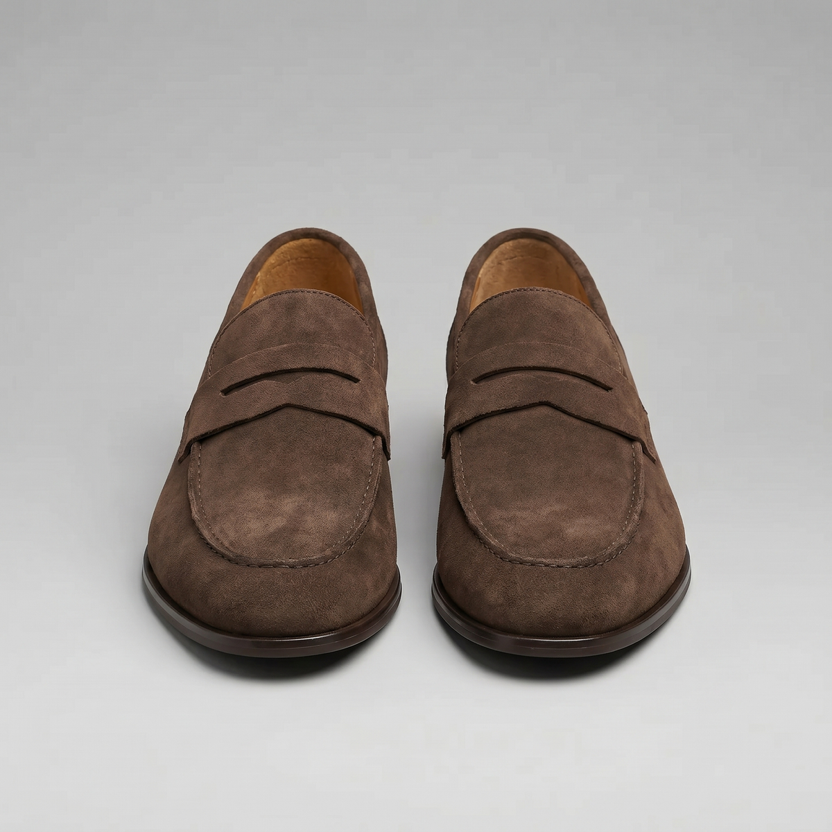 TIMOTHÉE - mocassins penny façon suède pour homme