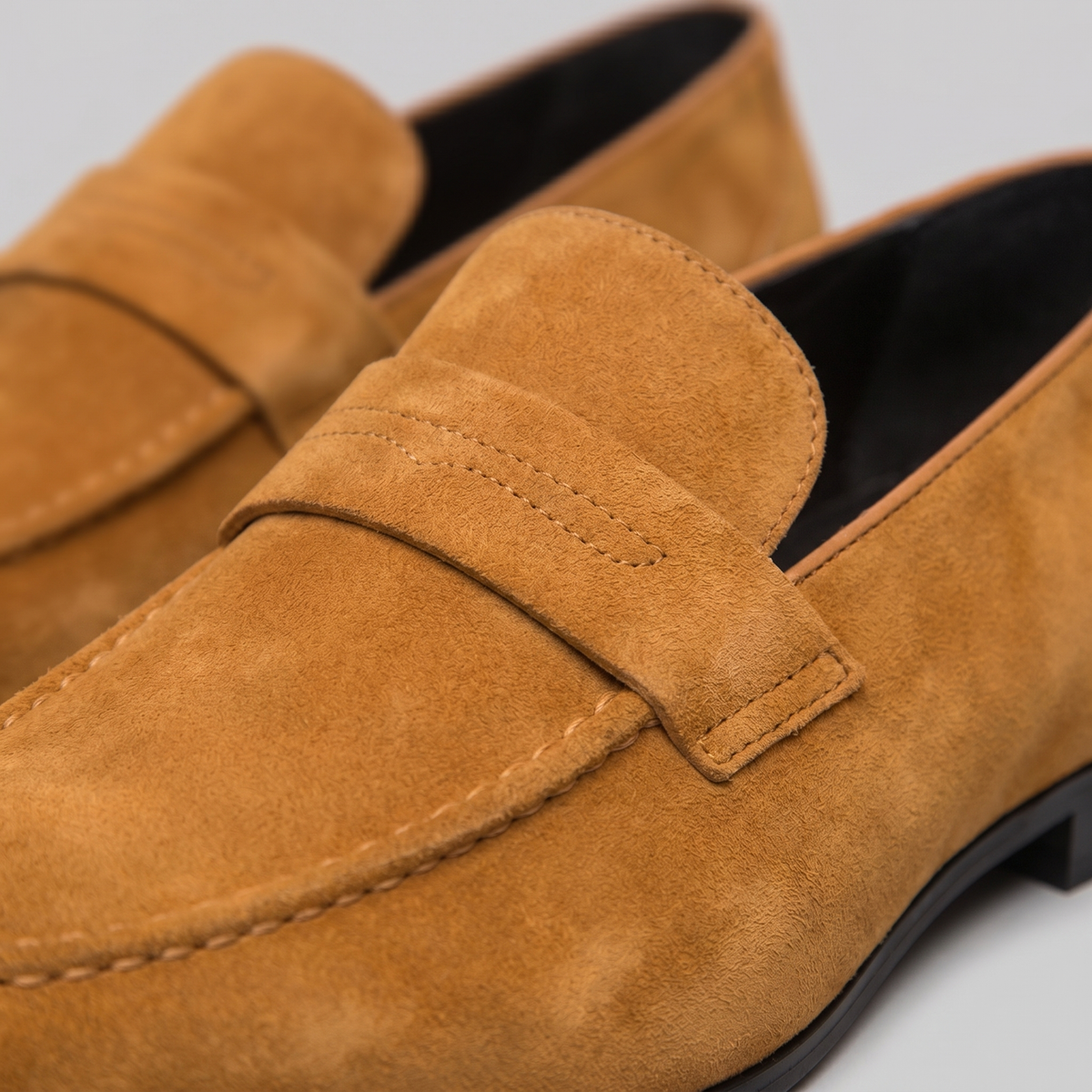 TIMOTHÉE - mocassins penny façon suède pour homme
