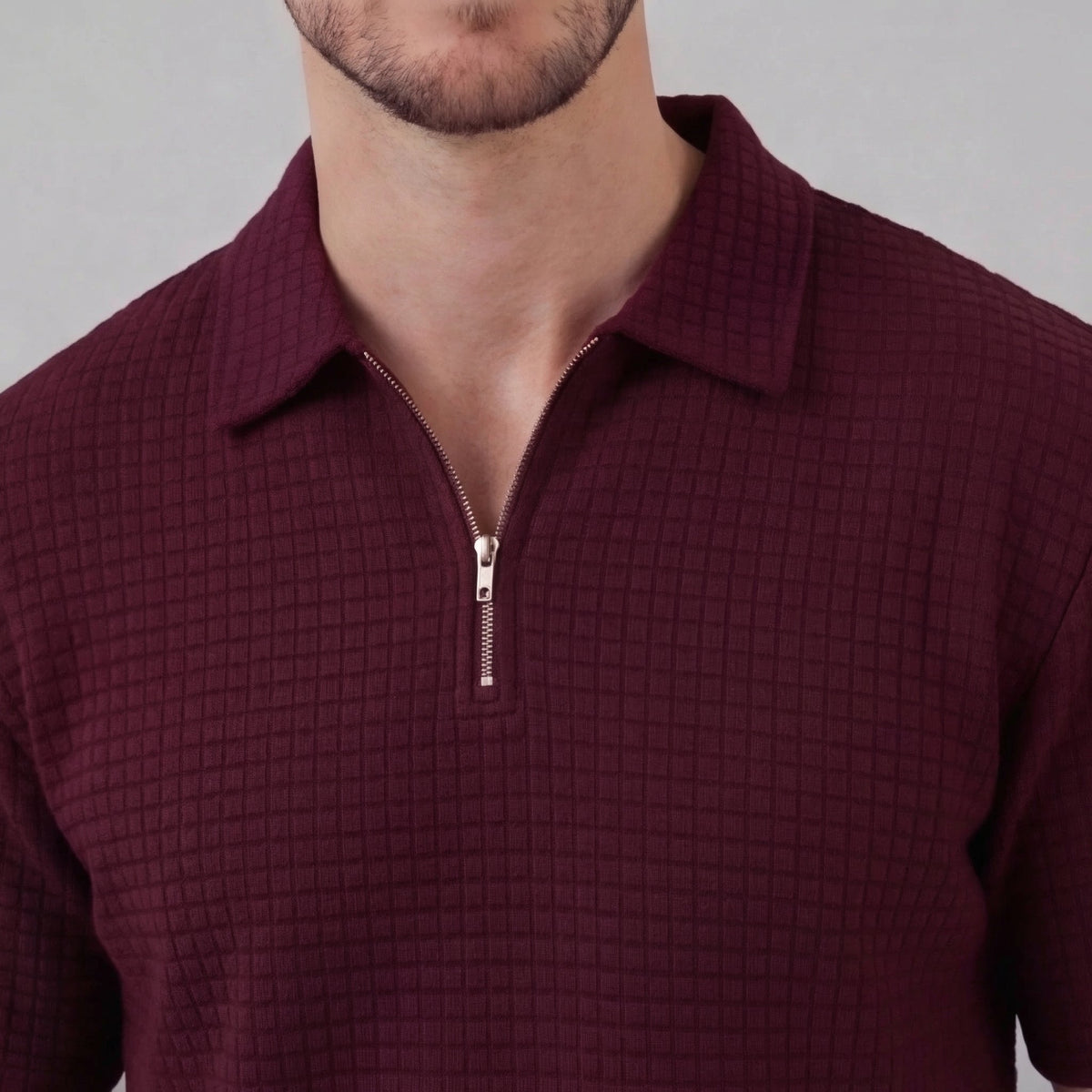 GRÉGOIRE - ensemble polo demi-zip et short pour homme