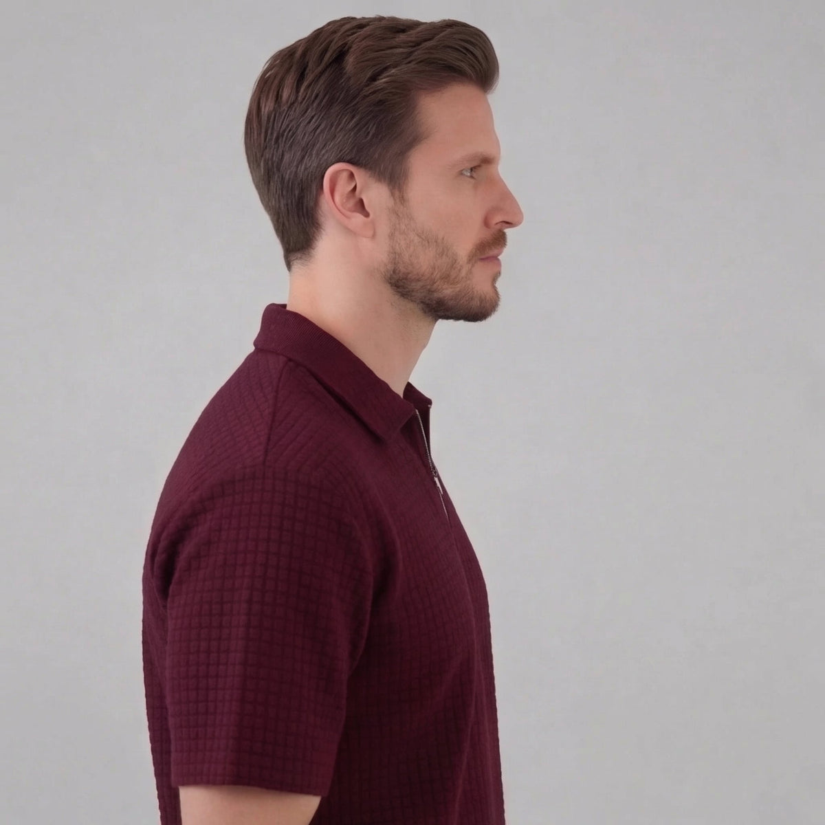 GRÉGOIRE - ensemble polo demi-zip et short pour homme