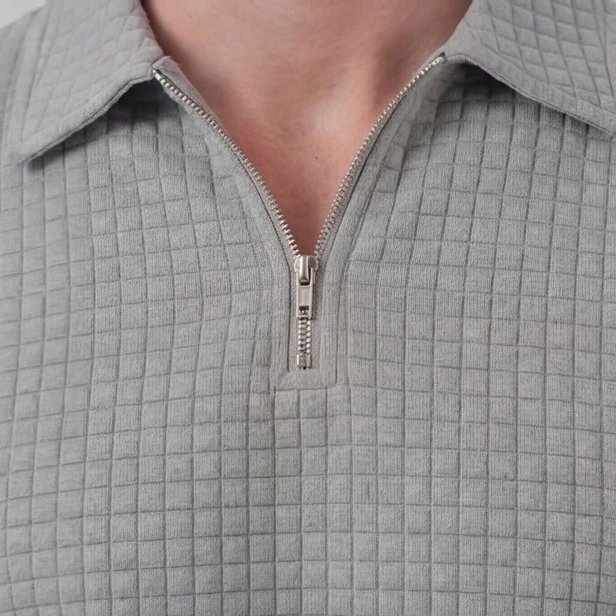 GRÉGOIRE - ensemble polo demi-zip et short pour homme